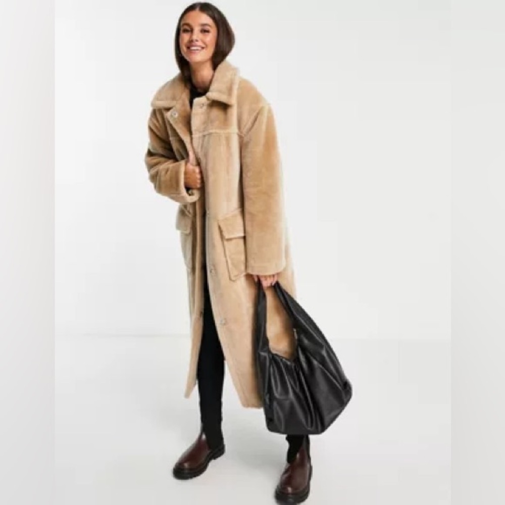 ASOS Faux Shearling Coat